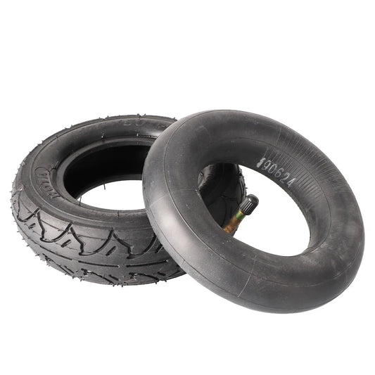 175x50 7-inch Inflatable Rubber Bent Valve Tire for Electric Scooter and Thickened Wear-resistant and Anti-slip Inner Tube Set