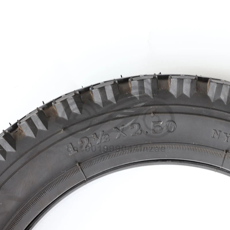 3.00-8 Solid Tire Electric Scooter Wheel Tire 12.5X2.50 Electric Tricycle Non-inflatable Solidexplosion-proof Tyre