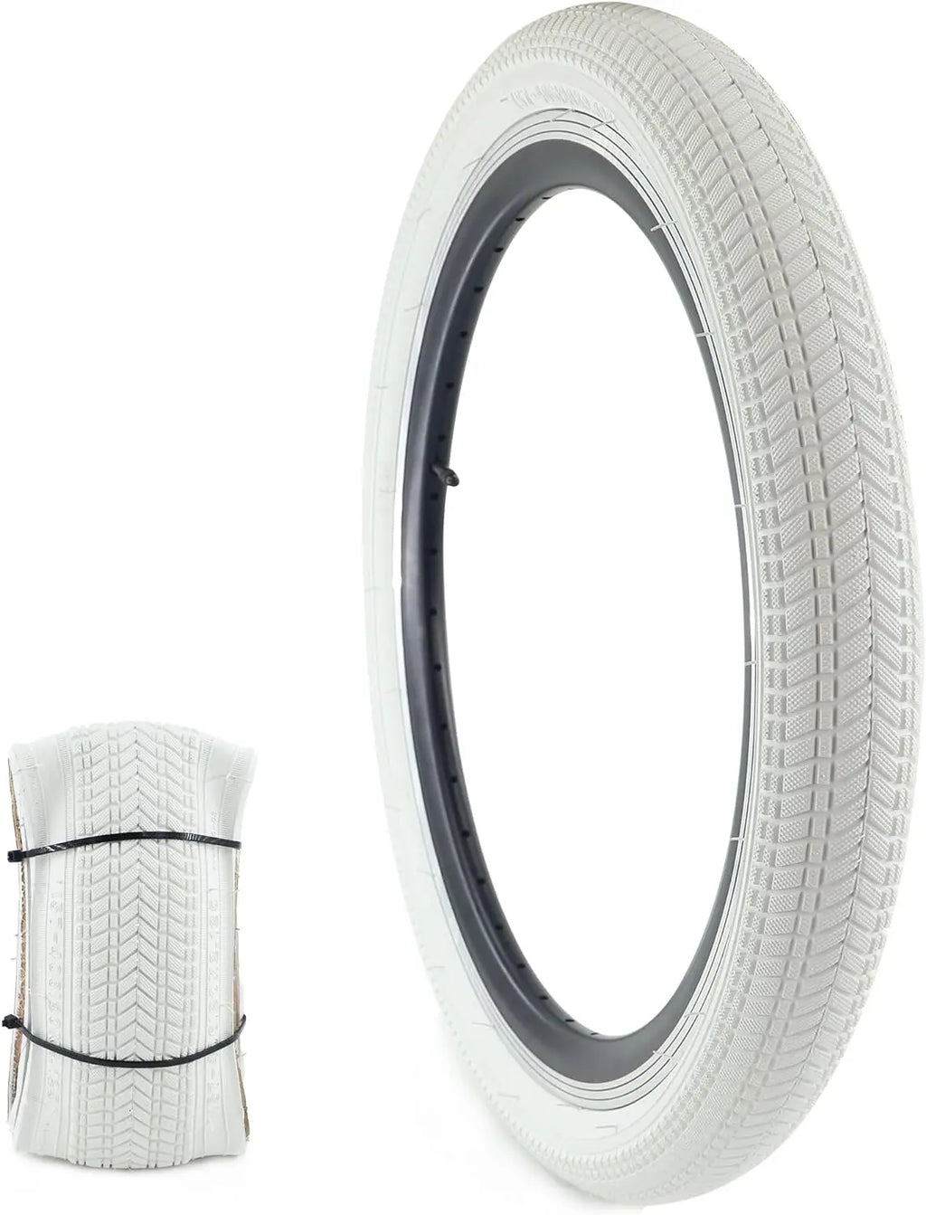 ZUKKA 1 Pack 20x2.125 Kid Bike Tire Anti-Slip Wear-Resistant 4 Colors Available for Child Bicycles Daily Riding