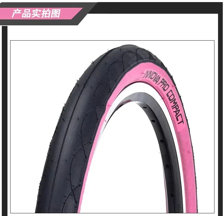INNOVA Original 16x1 3/8 37-349 Folding/Wired Tire IA-2242 for Brompton K3 Mini 349 Fold Bicycle Tire BMX Half Bald Tires