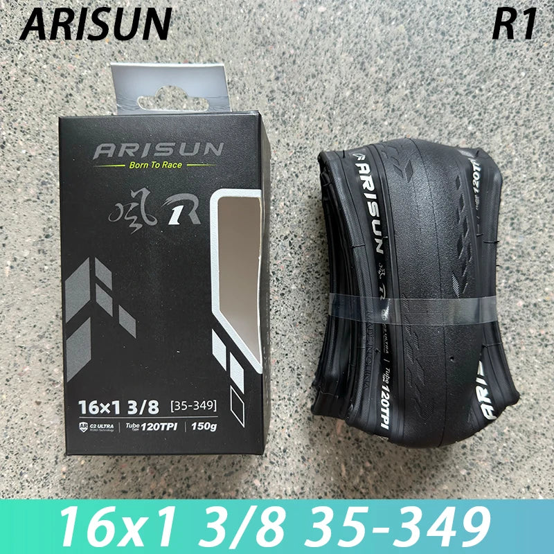 CHAOYANG ARISUN R1 Original 16x1 3/8 Small Wheel Tire 35-349 for Brompton 16 inch Puncture-resistant BMX Folding Bike Tire