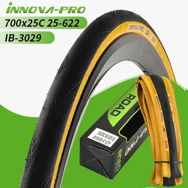 INNOVA Original 700C 700x25c/28c/30c Racing Folding Tire 120TPI for Road Bicycle Racing Bike IB-3029 Cycling Parts