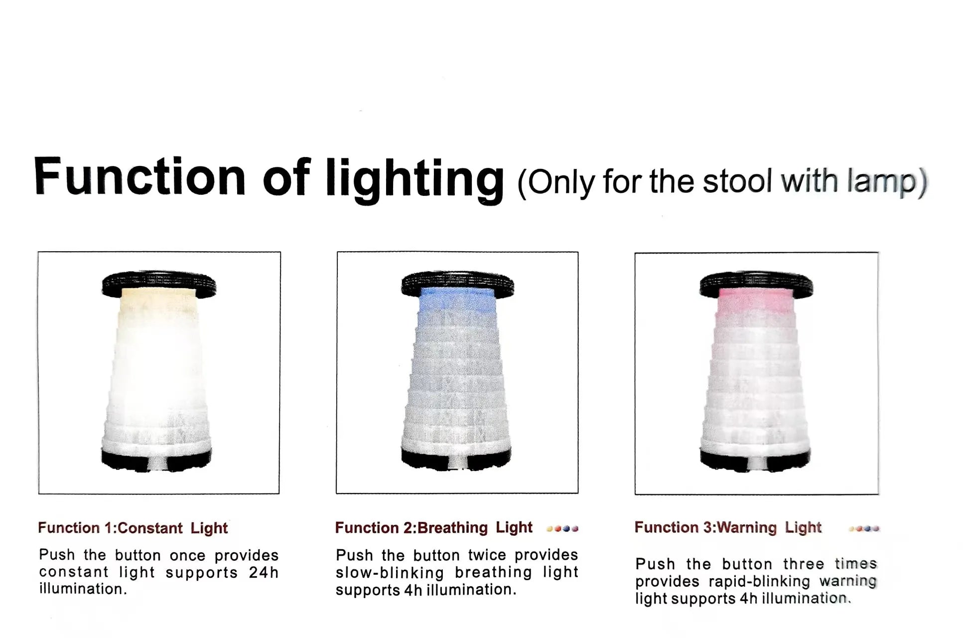 ZUKKA Portable Folding Telescopic Stool, Collapsible Outdoor Seat for Camping, Travel,High-Speed Railway Queuing & Household Use