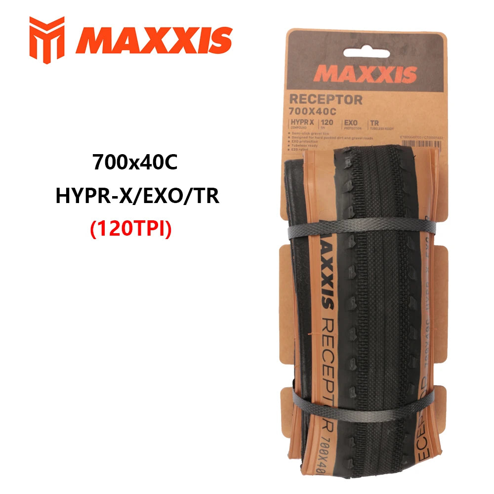 MAXXIS New REAVER RAMBLER RECEPTOR Gravel Tire HYPR-X Tubeless Gravel Bike Tires 700x40C/45C Off Road Bicycle Tires