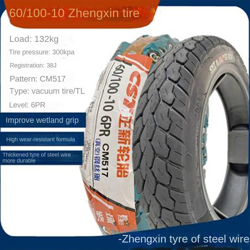 CHAOYANG Tubeless 60/100-10 For electric vehicle vacuum tire 60/100-10 (14x2.50) 14 inch 4PR  For segway c80 H-961