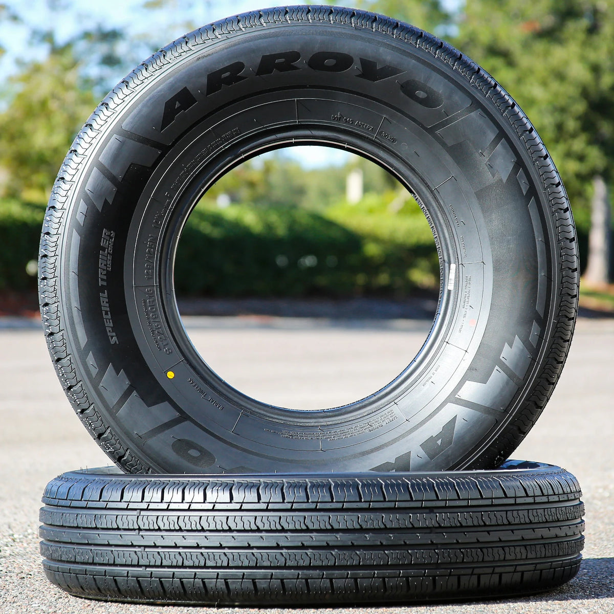 2 Tires Arroyo Special Trailer Semi-Steel ST 225/90R16 Load F 12 Ply Trailer