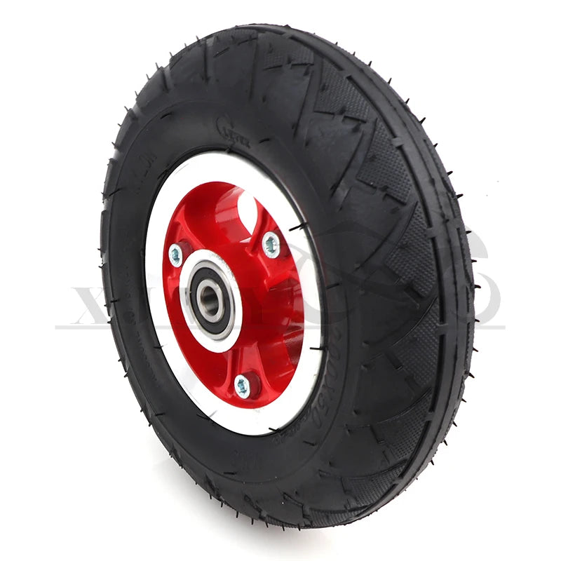 200*50 Electric Scooter Tyre With Wheel Hub 8" Scooter 200x50 Inflation Electric Vehicle Aluminium Alloy Wheel Pneumatic Tire