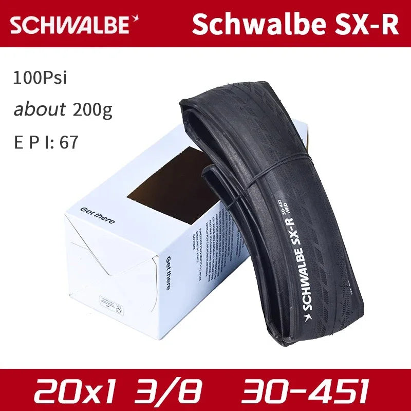 SCHWALBE Original SX-R 20x1.65/20x1.85/20x1 1/8 Folding Tire for BMX Bike Small Wheel Folding Bicycle Cycling Parts