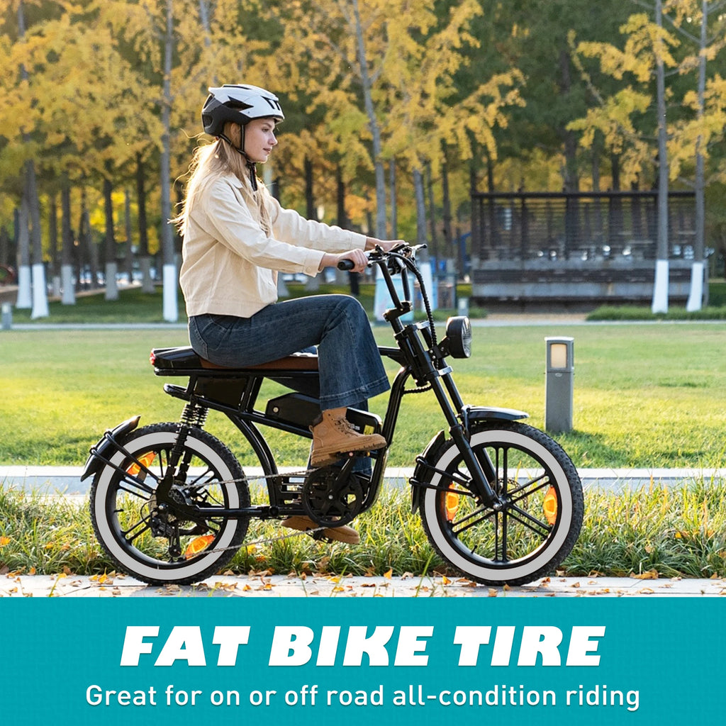 ZUKKA 2 Pack 20x4.0 inch Fat Bike Tire for Electric Bike Fat Bicycle Tire 4.0 inch Mountain Bike Tire