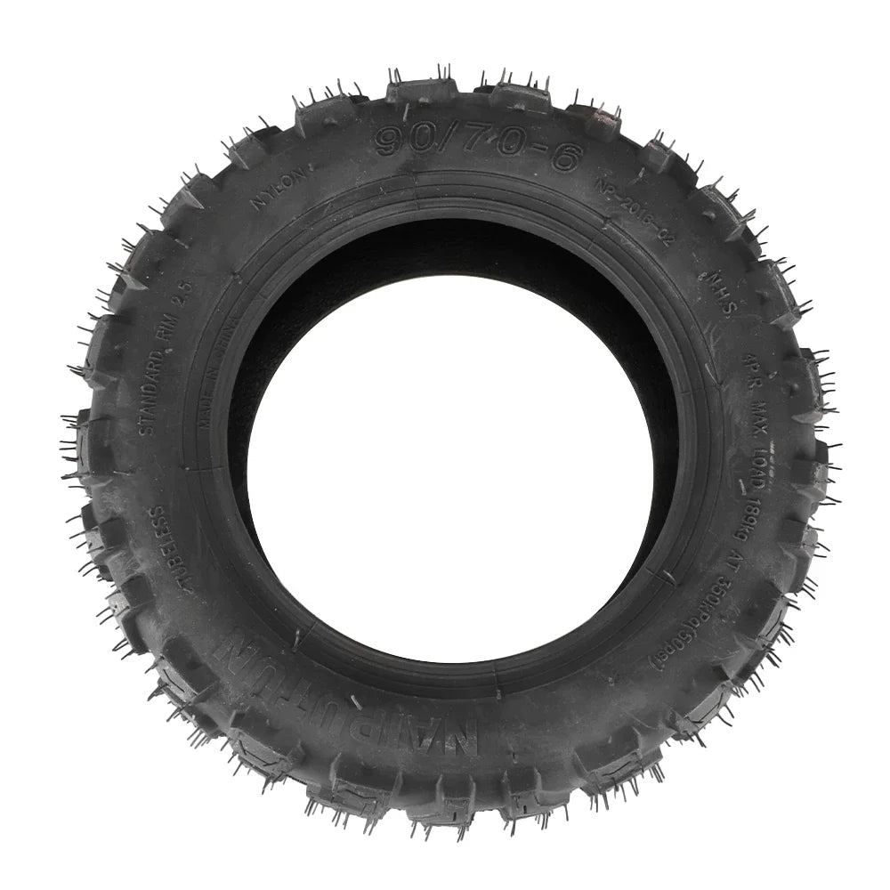 11 Inch 90/65-6.5 Tubeless Tyre OffRode Tubeless Tyre for Zero 11x Electric Scooter Thickened Rubber Replacement Tyres