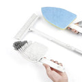 ZUKKA Multi-Function Aquarium Cleaner with 3 Replaceable Heads, Extendable Long Handle for Deep Tank Cleaning, Safe for Glass
