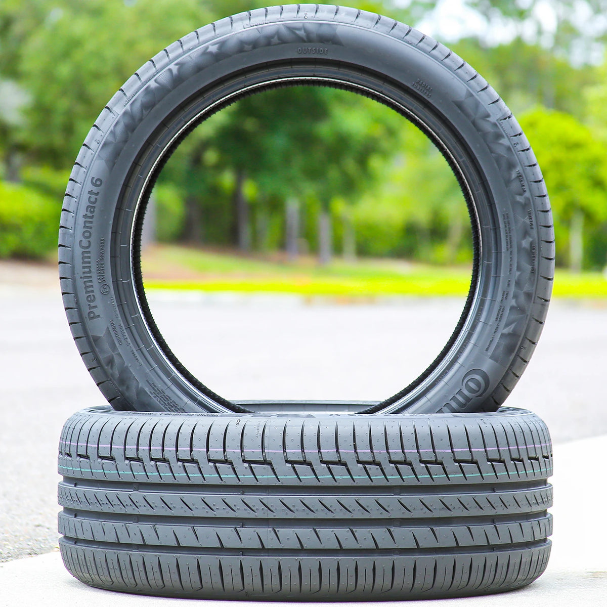 2 Tires Continental PremiumContact 6 EV Ready 225/45R18 91V Performance