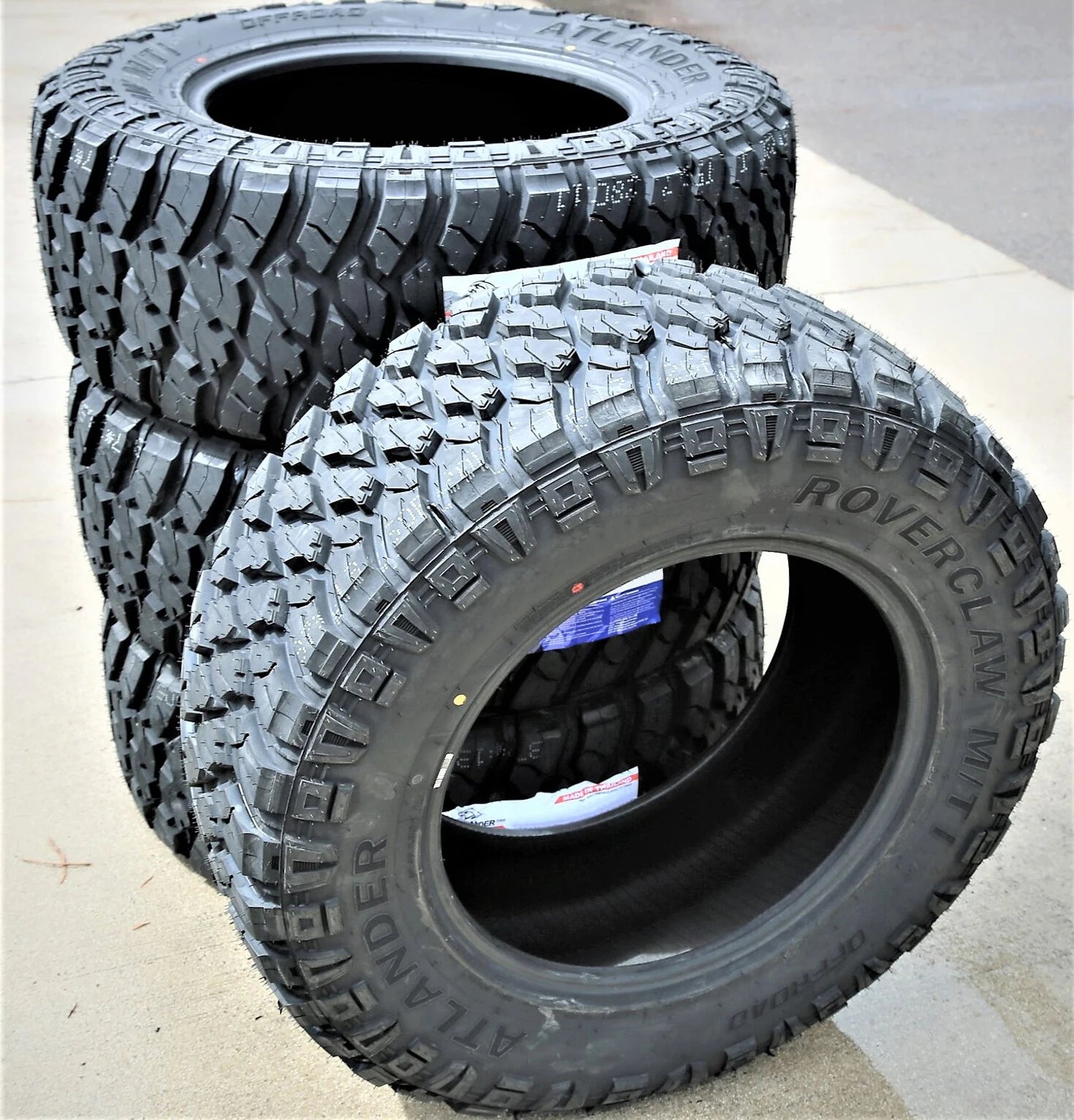 4 Tires Atlander Roverclaw M/T I LT 35X12.50R18 Load E 10 Ply MT Mud