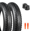 ZUKKA 24X3.0 Inch Fat Bike Tire - High Grip Anti-Slip Foldable for E-Bike/Wide Mountain/All-Terrain