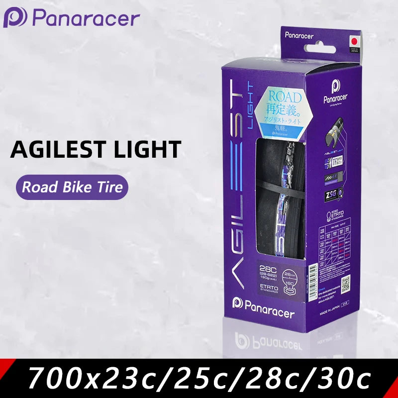 Panaracer Japan Original AGILEST Puncture Resistance Clincher Folding Tire 700x23c/25c/28c/30c for Road Bicycle Cycling Parts