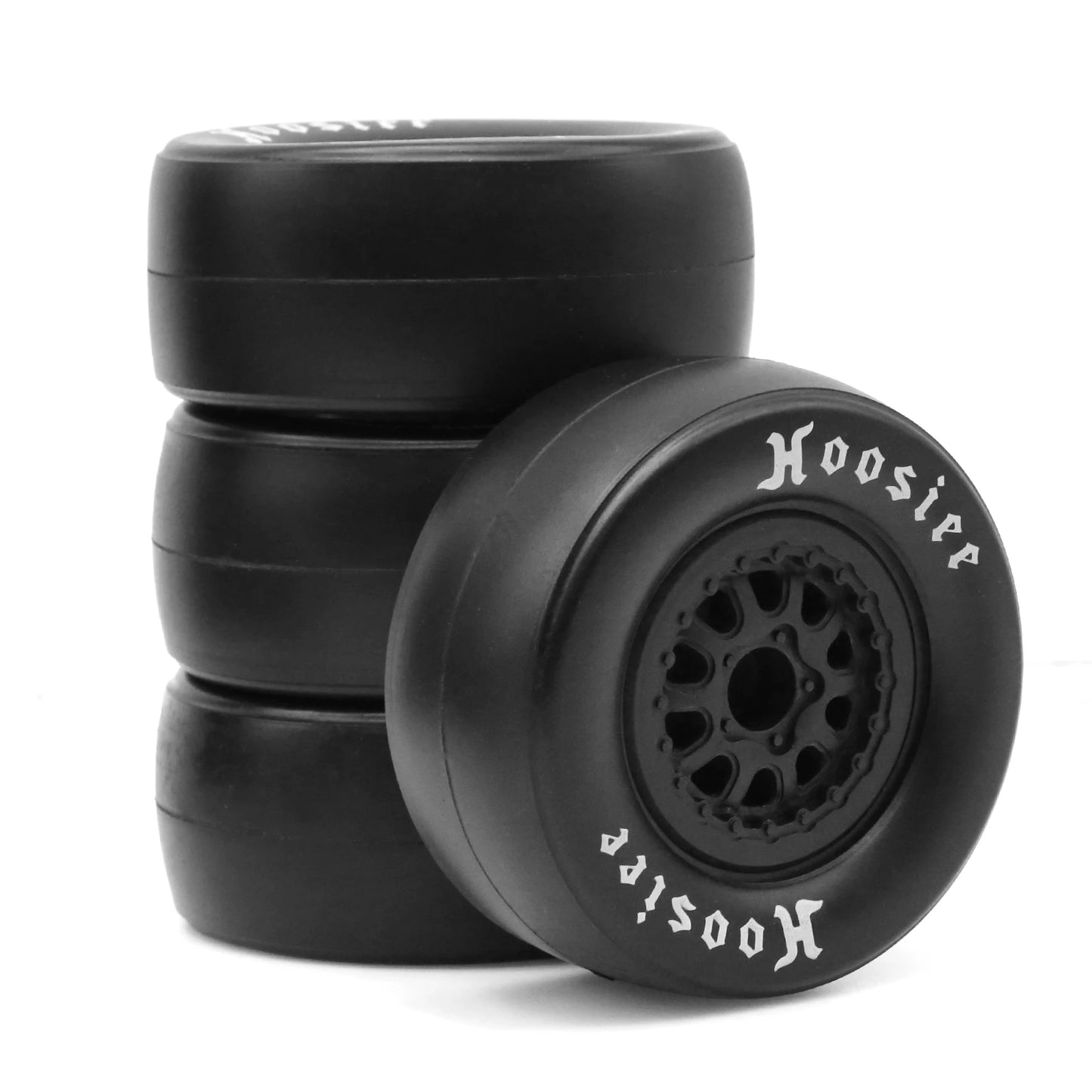 RS RC Rear Drag Racing Belted Wheel Tires  for 1/10 RC Truck Car Slash 2WD Losi 22S DR10 Tension pulling ash