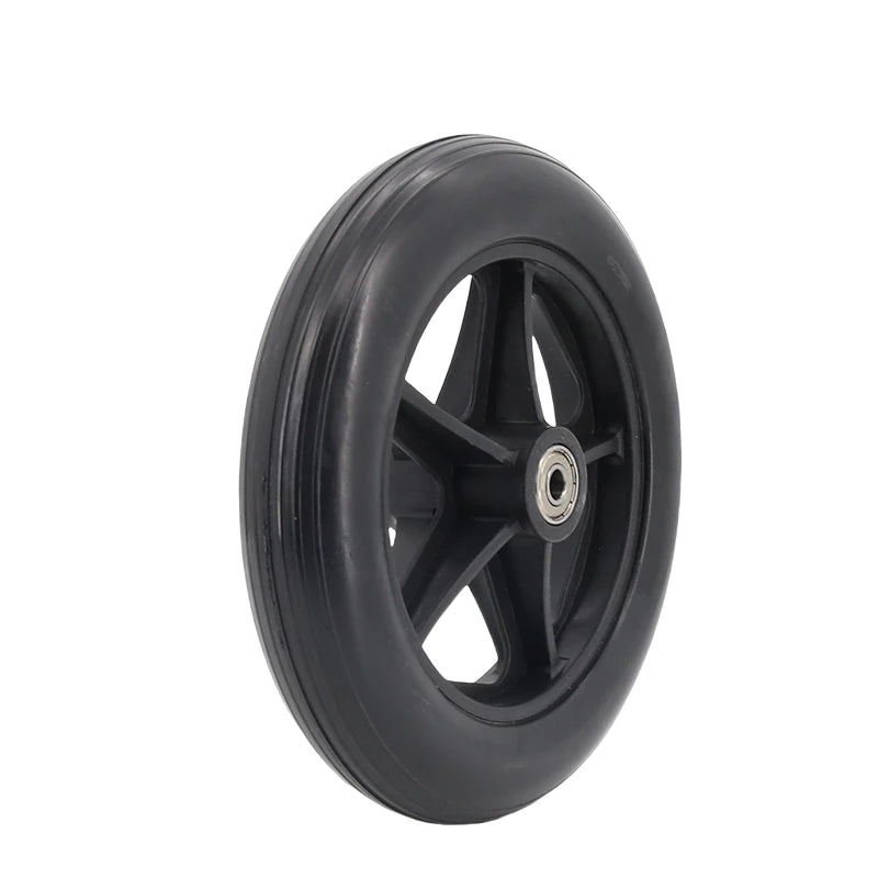 8 Inch Wheels Solid Tire Wheel Travelling Trolley Caster Shopping Cart Wheels Wheelchair Replacement Furniture Casters