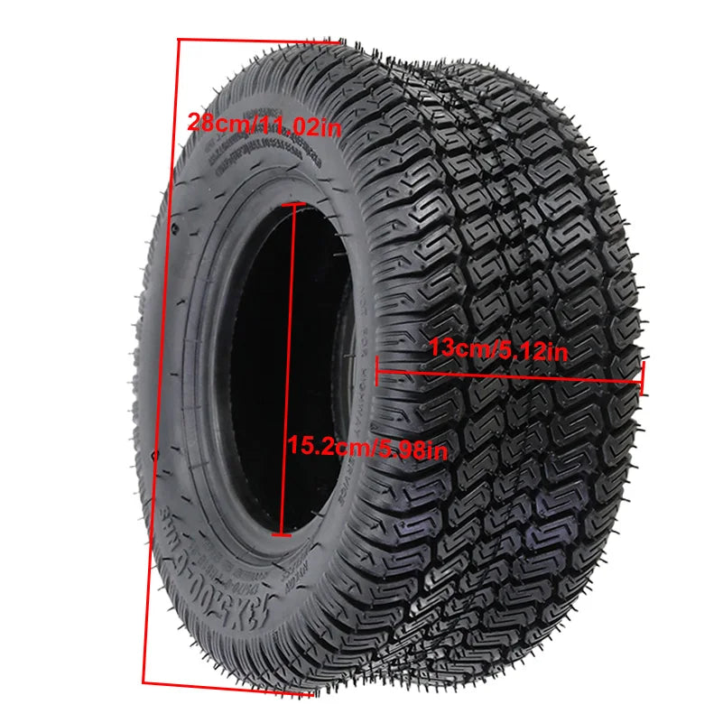 1/2X 13x5.00-6 Lawn Mower Turf Tires 4Ply 13x5x6 Garden Tractor Tire Tubeless