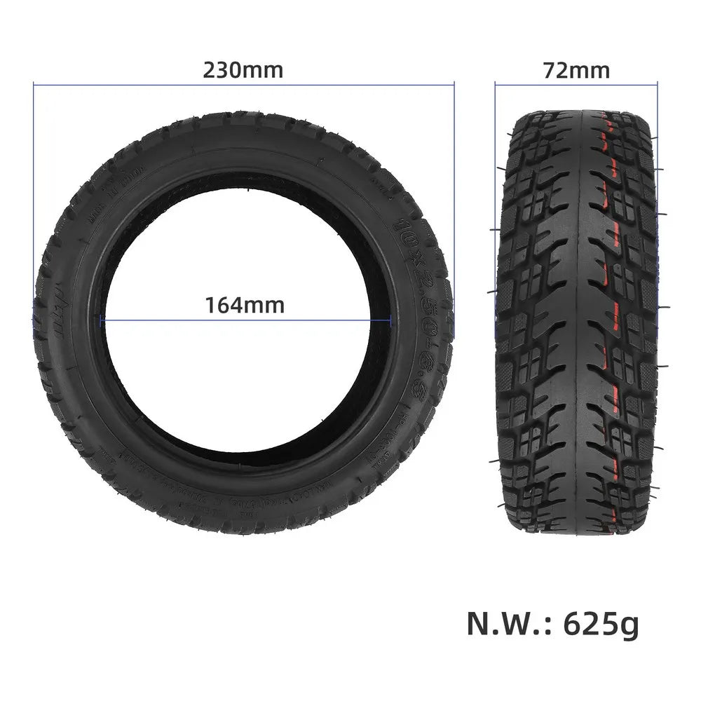 10x2.50-6.5 Vacuum Tubeless Off Road Tire For Xiaomi Mini Ninebot Balance Scooter 10 Inch 10*2.50-6.5 Wheel Modified Tyre