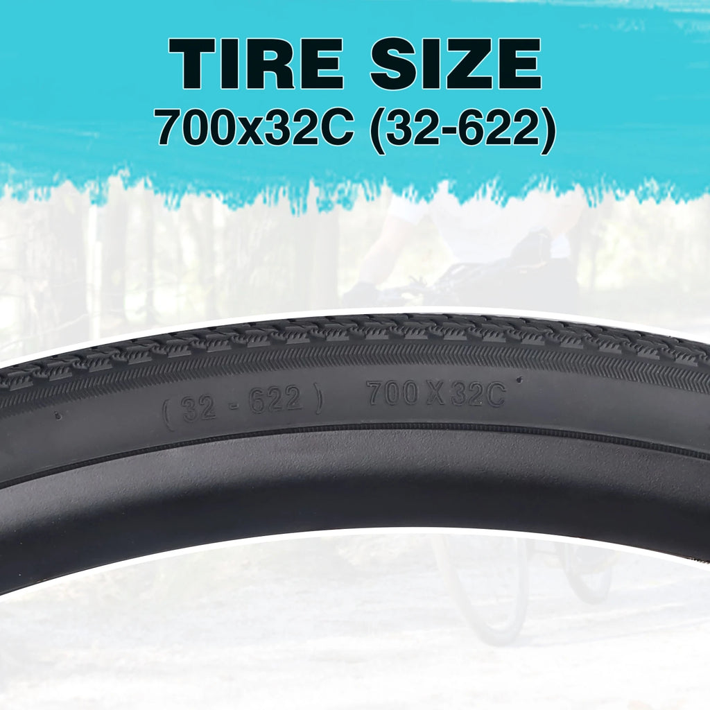 ZUKKA 2 Pack 700x28/32/35C Road Gravel Bike Tires Foldable High Grip Durable Off-Road for Commuter Cycling