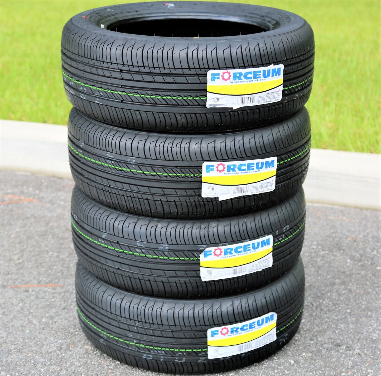 4 New Forceum Ecosa 175/70R13 82H A/S All Season Tires