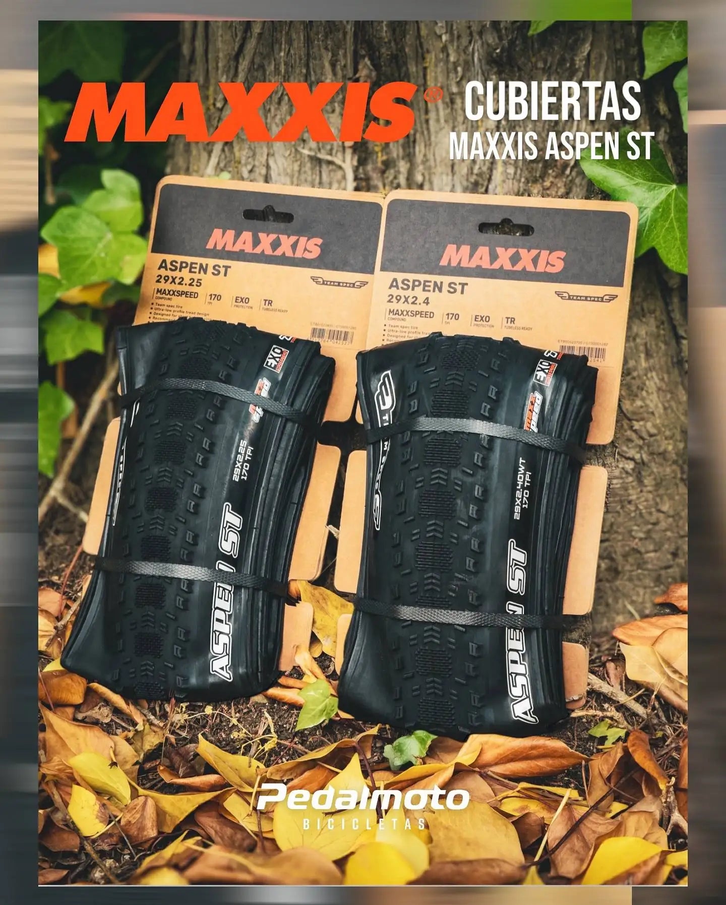 MAXXIS ASPEN Bike Tyre Folding Anti Puncture Tubelss Bike Tire 29x2.1 29x2.25/2.4 Mountain Original XC Off-road Bicycle Tires