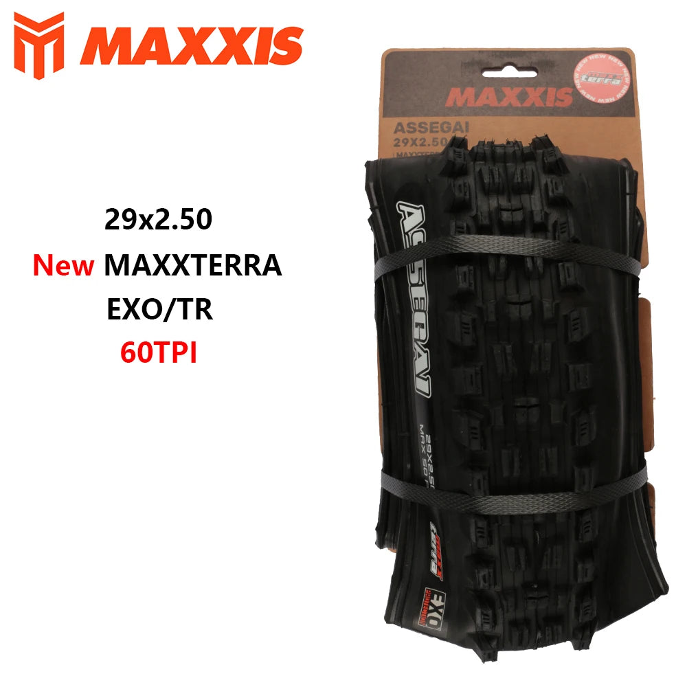 MAXXIS Tire ASSEGAI TUBELESS READY EXO Anti Puncture Bicycle Tires 27.5 / 29 x2.5 For Trail Downhill Conditions Original Parts
