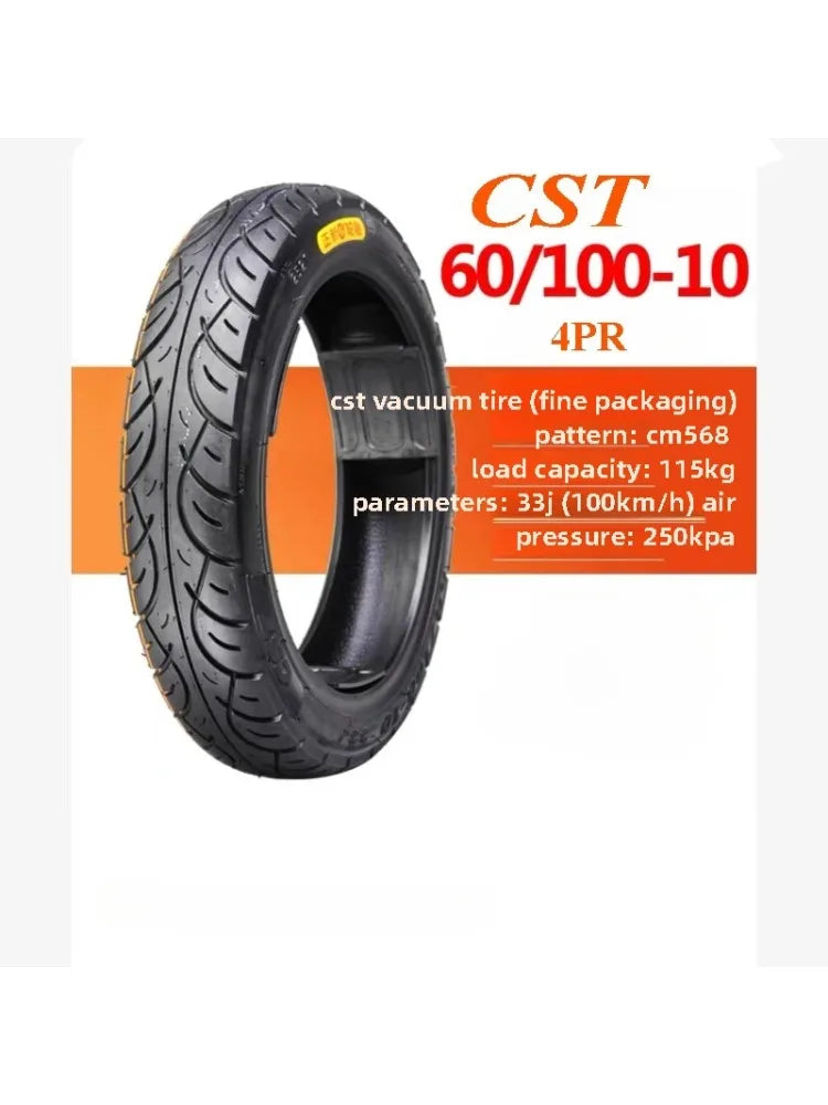 CST Tubeless 60/100-10 For electric vehicle vacuum tire 60/100-10  4PR CM568 City use