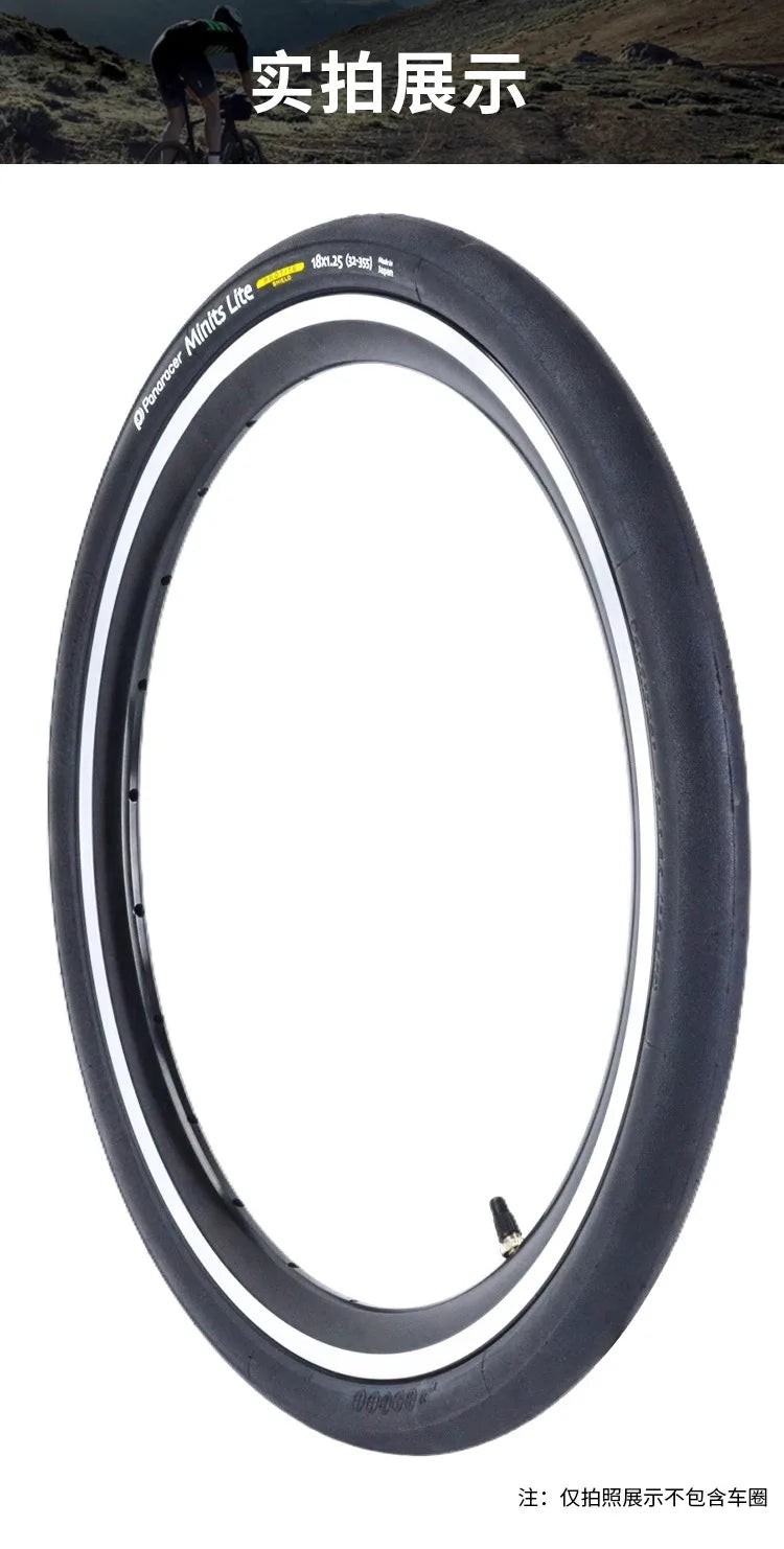 Panaracer Japan Original Minits Lite 18 inch Folding Bicycle Tires 18x1.25 Small Wheel Birdy Folding Bike Cycling Parts