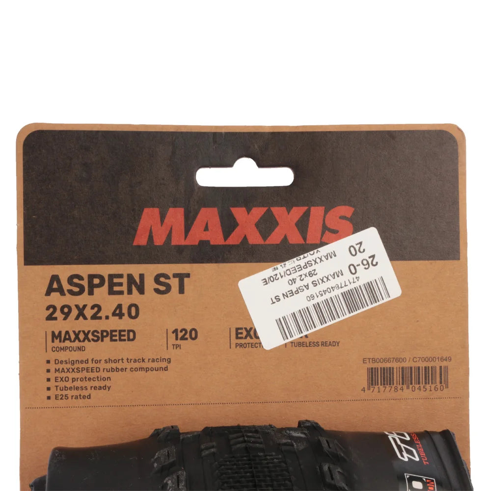MAXXIS ASPEN Bicycle Tires Original For Off-Road Mountain Bike Vacuum Tires Anti Puncture Tire 29x2.1/2.25/2.4WT EXO/TR Tubeless