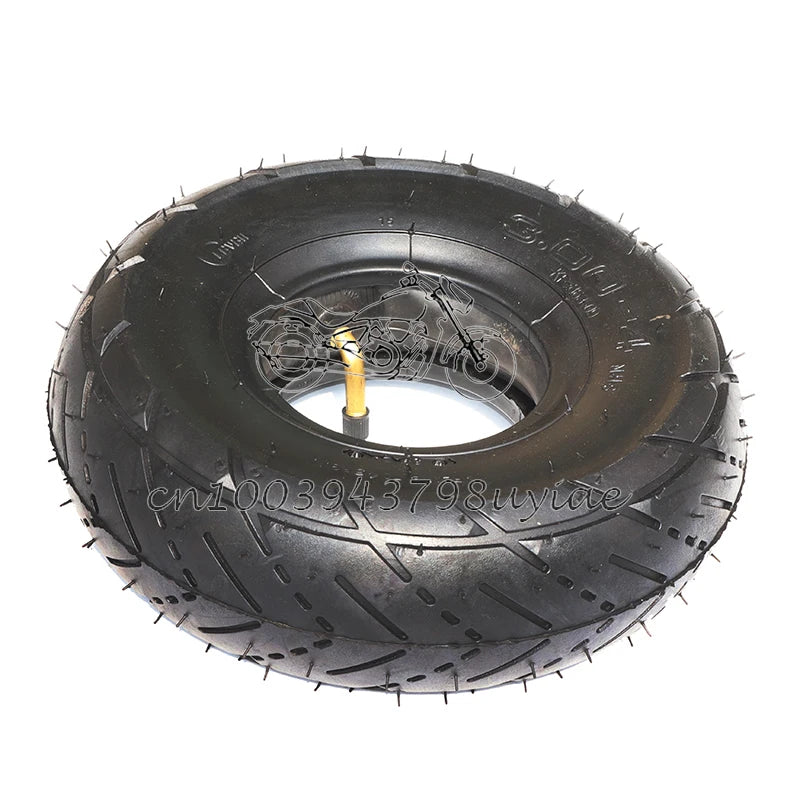 For Knobby Scooter Go Kart Karting Electric Moto Wheel Highway Tyres 3.00x4 3.00-4 Inner Tube Out Tire