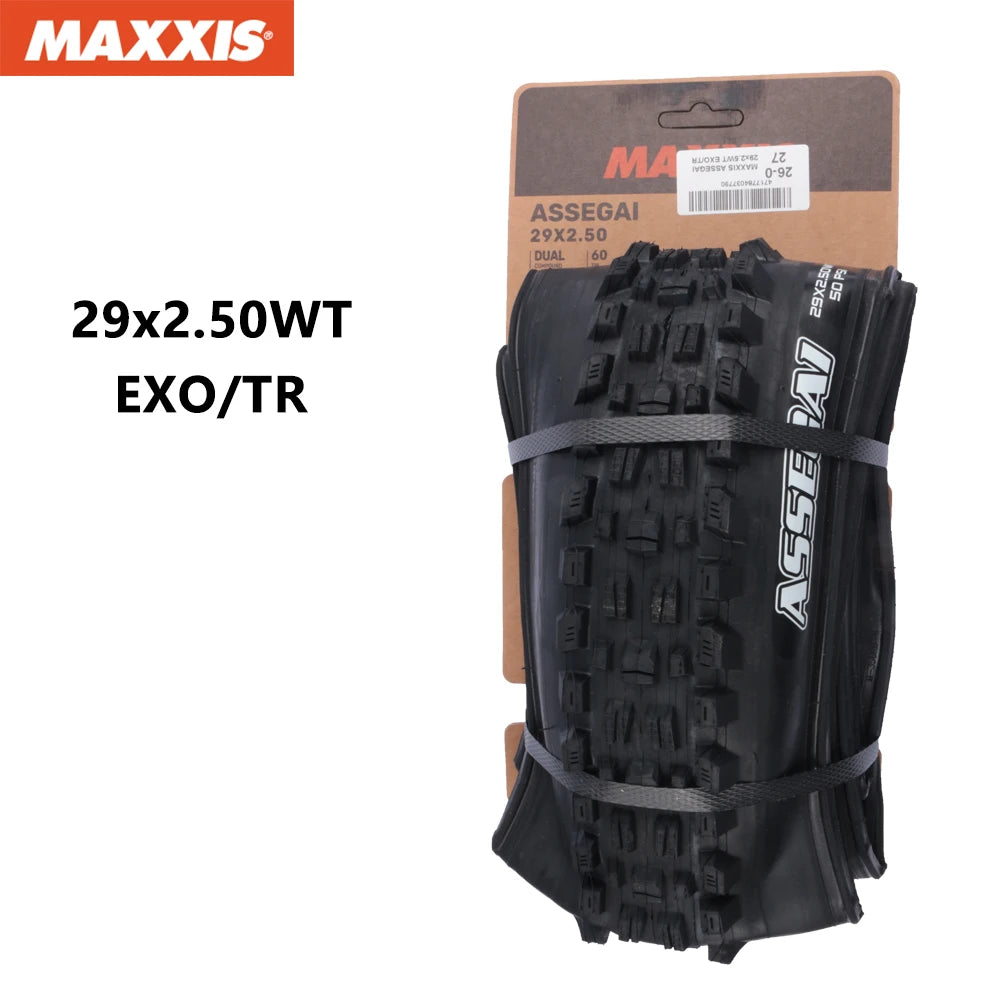 MAXXIS Tire ASSEGAI TUBELESS READY EXO Anti Puncture Bicycle Tires 27.5 / 29 x2.5 For Trail Downhill Conditions Original Parts