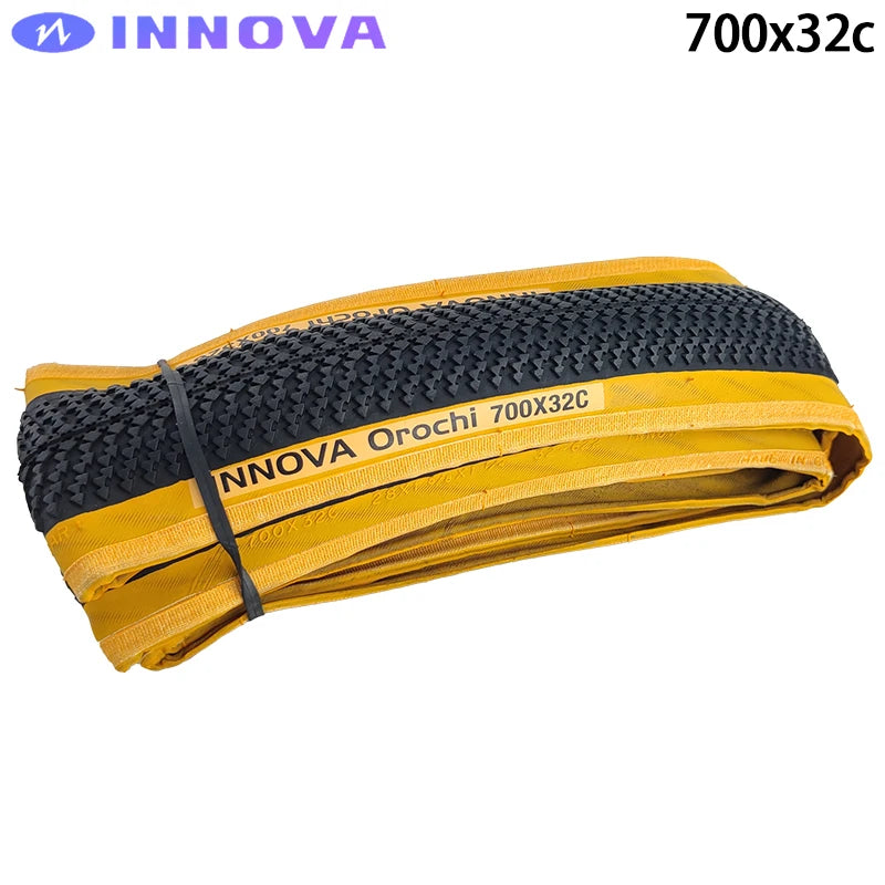 INNOVA Orochi IA-2562 700x32c/35c/38c Gravel Bicycle XC Off-Road MTB Bike Folding Tires 60-95 PSI Cycling Parts