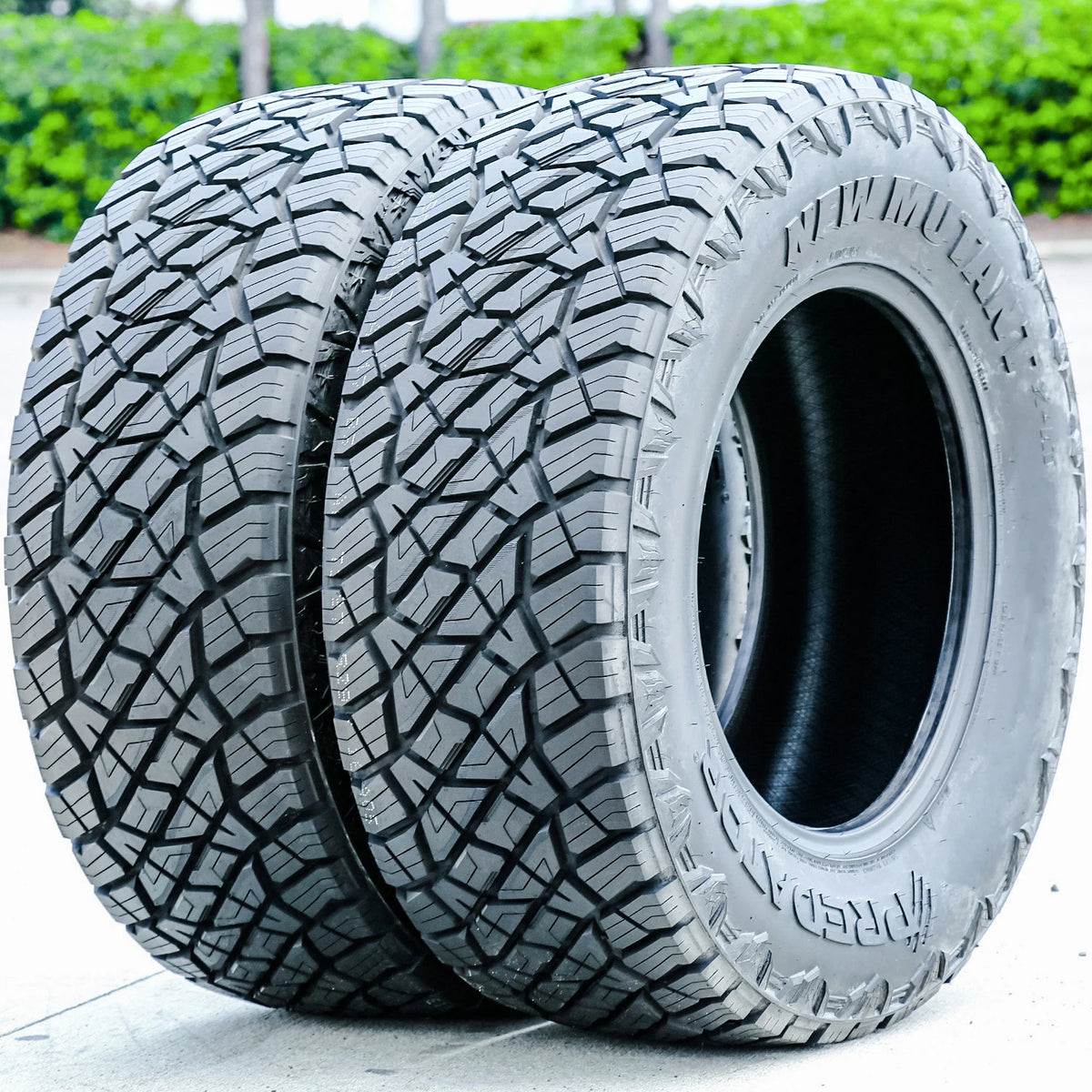 2 Predator New Mutant X-AT 35X11.50R20 124R E 10 Ply A/T Tires 50k Mi Warranty