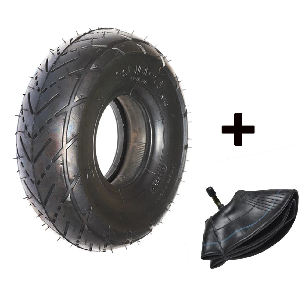 Suitable for 10 Inch Electric Gasoline Scooter High Performance 3.00-4 Tire Inner Tube with Curved Valve