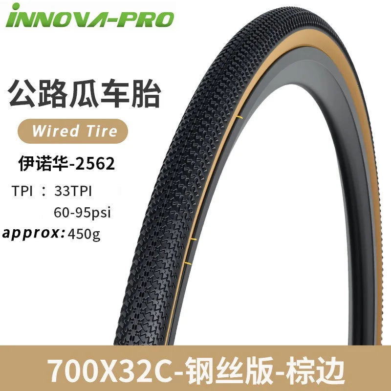 INNOVA Original IA-2562/3010 Road Gravel Bicycle Steel Wired Tire 700x32c/35c/38c/40c MTB Bike Tires Cycling Parts