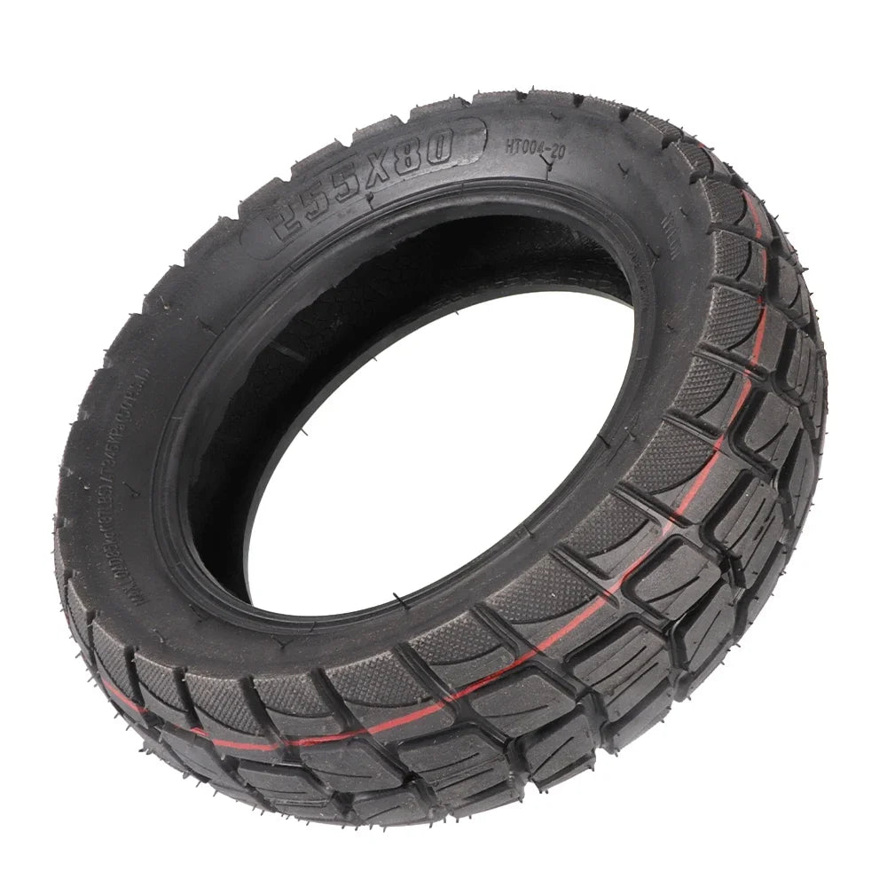 10 Inch Tubeless Electric Scooter Tire 255x80 Tire E-Bike Explosion-Proof Rubber Tires Off Road Vacuum Tire Parts