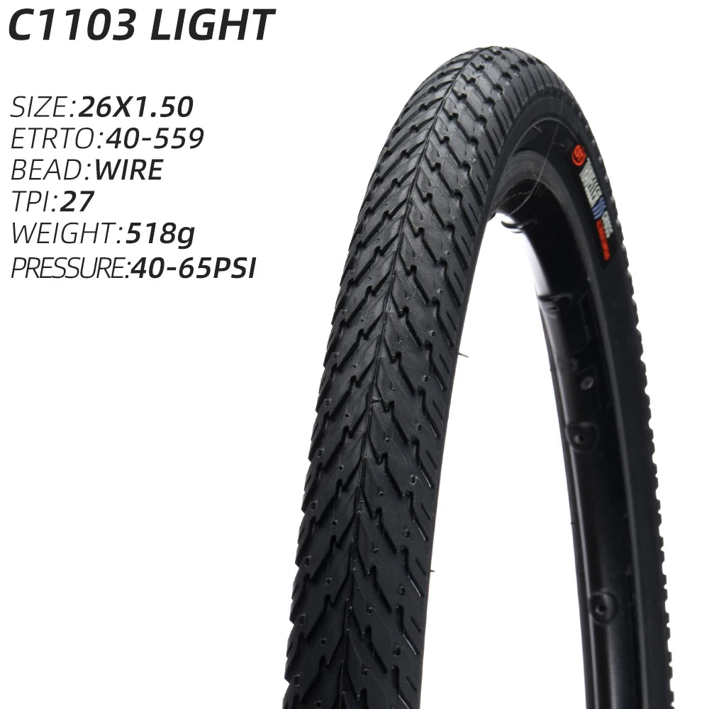 CST C-1103 Urban Commuting Tire Low Rolling Resistance Lightweight Anti-Slip Sizes: 24/26/700×38C/700×41C