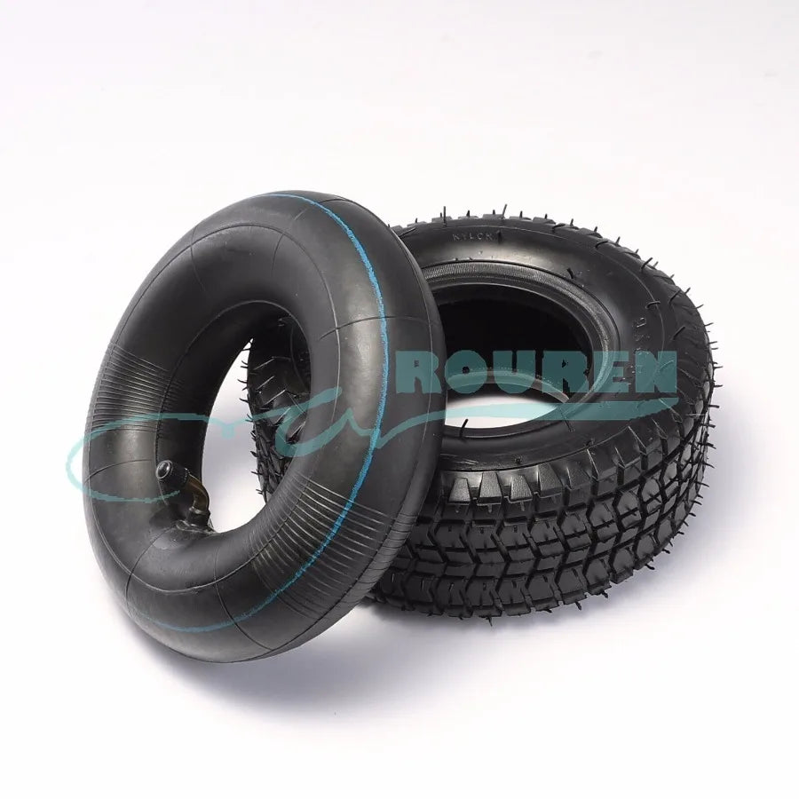 3.00-4 4.10-4 Tires Wheels 4 Inch 4.10-4 Tyre and Inner Tube for ATV UTV Quad Go Kart Karting 47cc 49cc