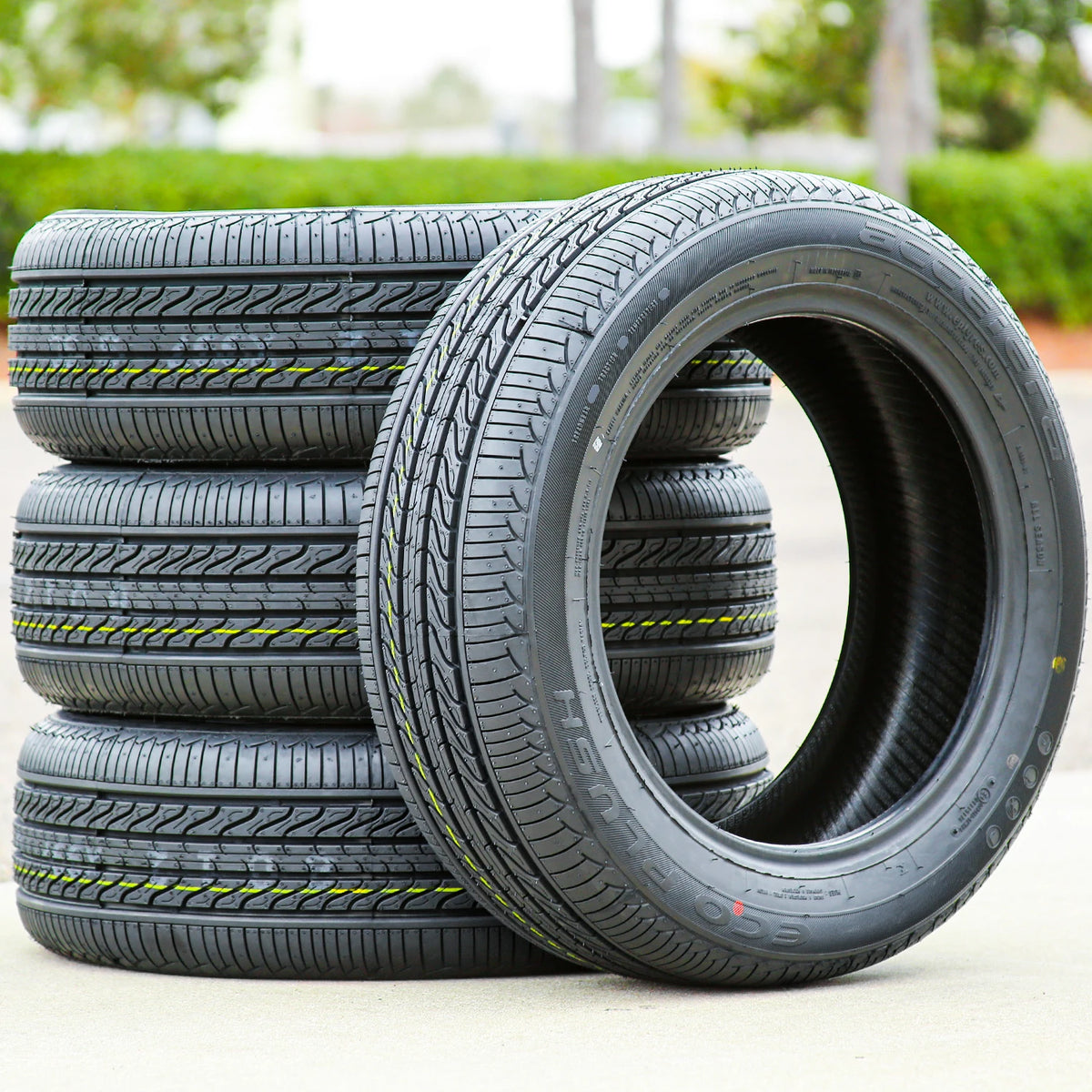 4 Accelera Eco Plush 155/65R14 75H All Season Tires 45k Mi Warranty UTQG 400AA