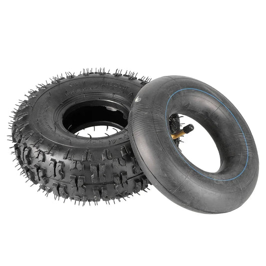 4.10/3.50-4 Tyre and Tube Sack Truck Wheels Replacement Pneumatic for Dirt Bike ATV UTV Garden Trolly Trolley Wheelbarrow