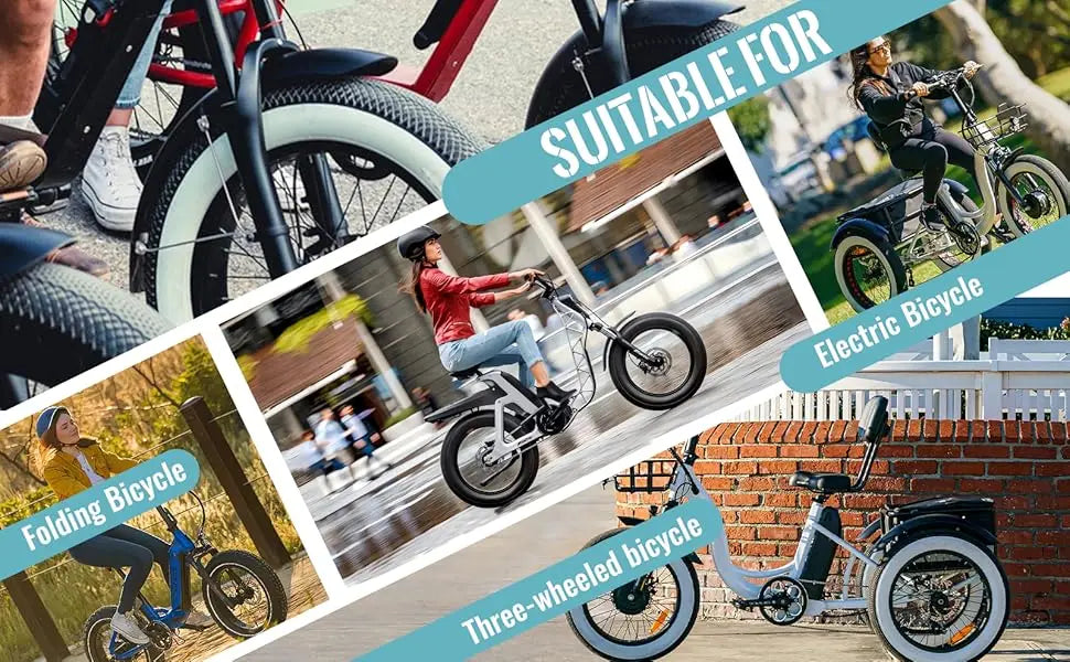 EBike Fat Replacement Tire 20x4.0 Inch High-Performance Wear-Resistant Folding Fat Tire for Electric Urban Mountain