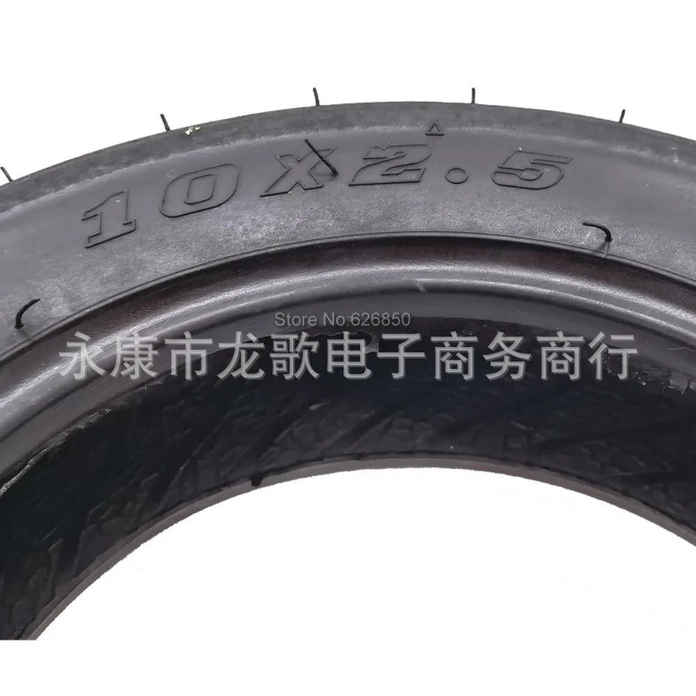 10x2.5 Tubeless Vacuum Tire For Electric Scooter Motorcycle E-Bike 10 Inch Wheel Tyre