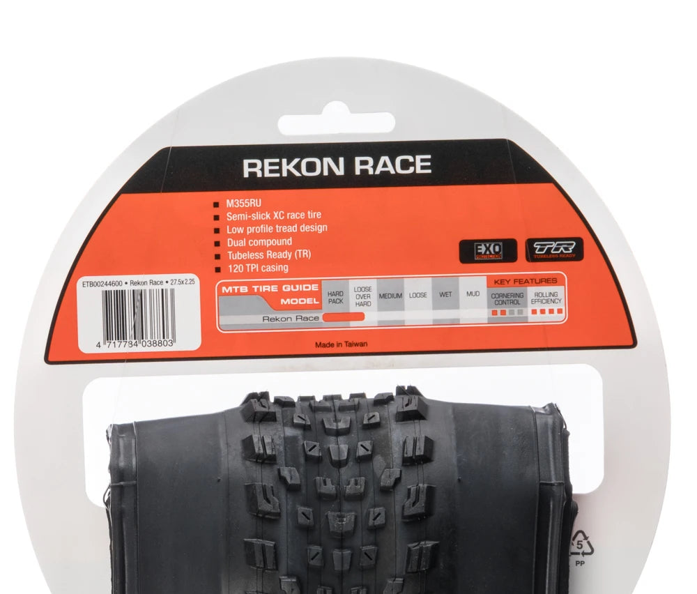 MAXXIS REKON RACE XC AM FR MOUNTAIN BICYCLE TIRE OF MTB BIKE TYRE TUBELESS FOLDABLE BEAD