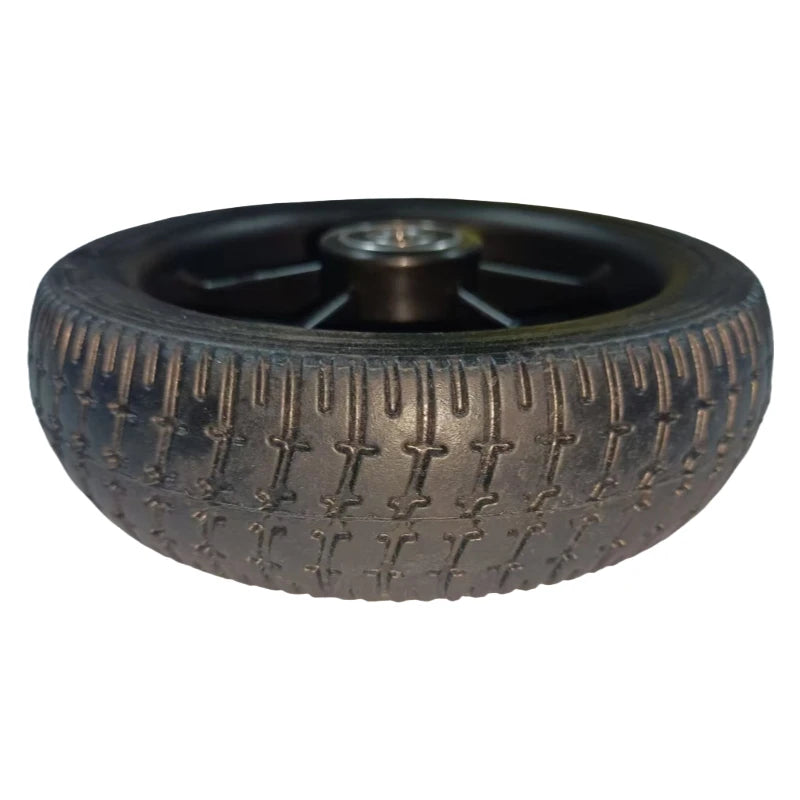 6.5-Inch solid wheels with plastic bearings for hand shopping cart folding electric longboard hoverboards