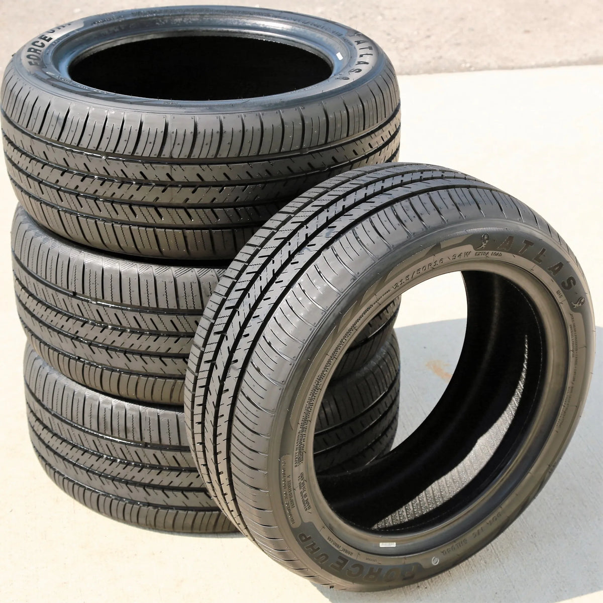 4 Atlas Tire Force UHP 215/50R16 94W XL All Season 50k Mi Warranty UTQG 520AAA