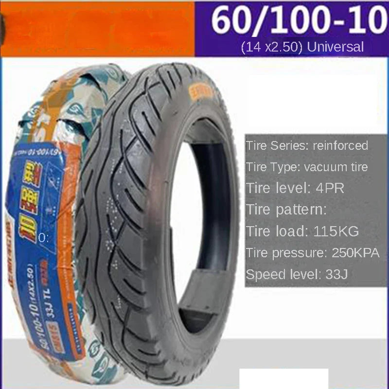 CST Tubeless 60/100-10 For electric vehicle vacuum tire 60/100-10 (14x2.50)  14 inch 4PR 6PR 8PR  For segway c80