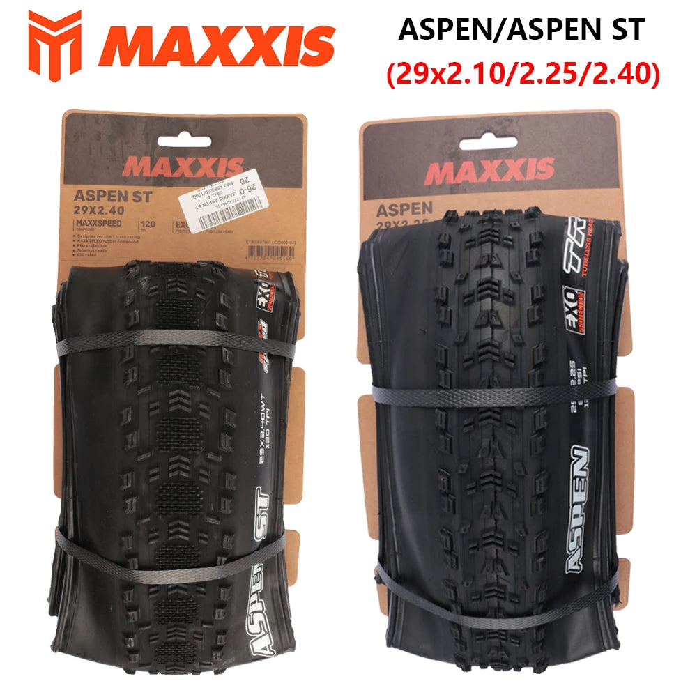 MAXXIS ASPEN Bicycle Tires Original For Off-Road Mountain Bike Vacuum Tires Anti Puncture Tire 29x2.1/2.25/2.4WT EXO/TR Tubeless