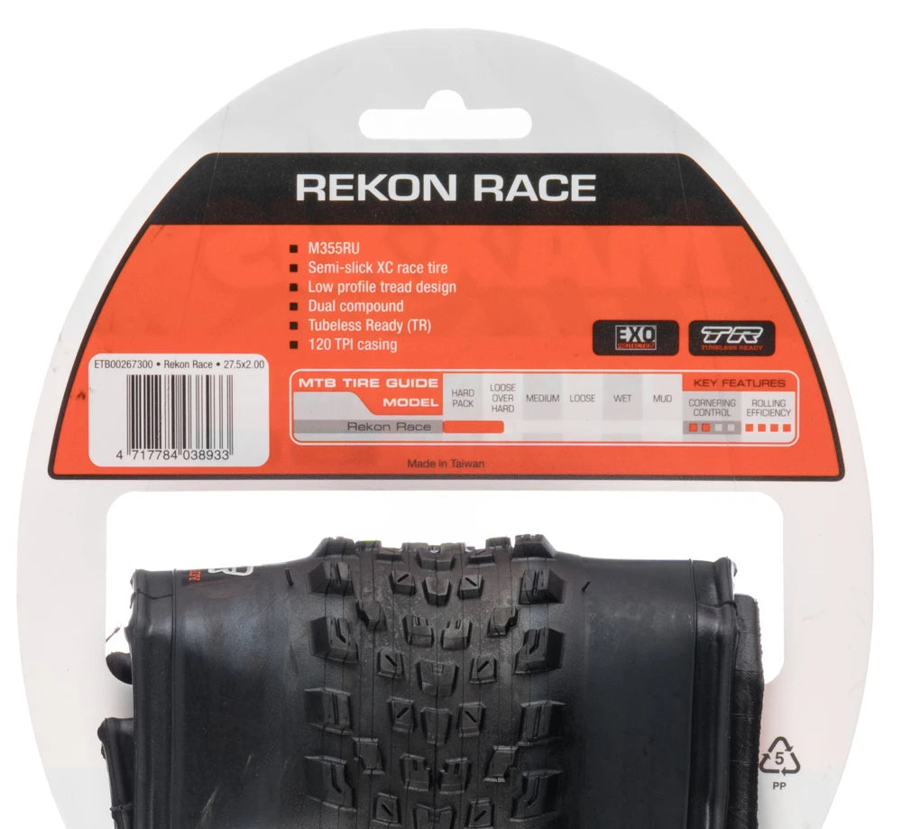 MAXXIS REKON RACE XC AM FR MOUNTAIN BICYCLE TIRE OF MTB BIKE TYRE TUBELESS FOLDABLE BEAD