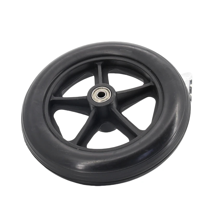 8 Inch Wheels Solid Tire Wheel Travelling Trolley Caster Shopping Cart Wheels Wheelchair Replacement Furniture Casters